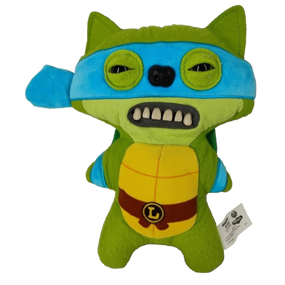 Fuggler Teenage Mutant Ninja Turtle LEONARDO Plush Limited Edition GUC‎